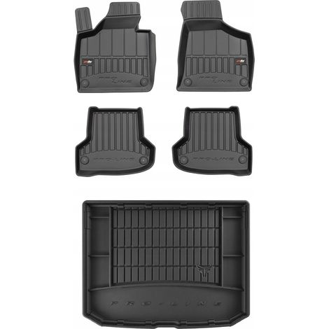 Juego 3D de alfombrillas de goma y alfombrilla para maletero AUDI RS3 8P HB 2003-2013 HB (1/5)