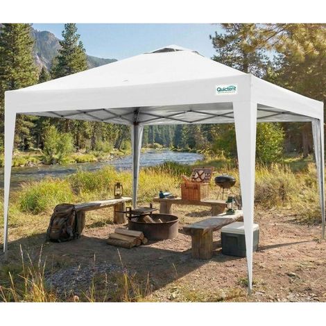 Faltpavillon 3x3m wasserdicht, höhenverstellbar, UV-Schutz 50+, Pop-Up Gartenpartyzelt (1/5)