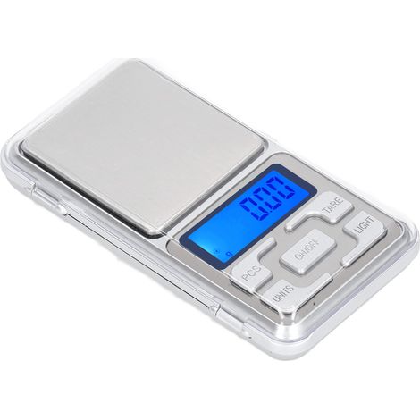 Elektronische Mini-Waage mit hoher Genauigkeit, multifunktional, mit LCD-Display, für Lebensmittel und Schmuck, 200 g, 0,01 g (1/5)