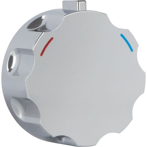 Thermostatgriff barrierefrei Chrom