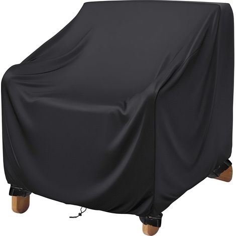 Housse Fauteuil Jardin - 1 Pièce - Tissu Oxford 420D - Imperméable Anti-UV - Protection Extérieur Terrasse - 102x109x124cm (1/5)