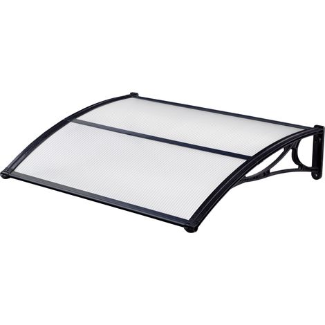 Pensilina Policarbonato 150x100 Alveolare Satinato Abs Tettoia Portone Modulare (1/2)