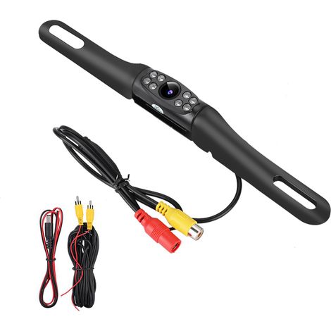 Caméra de recul universelle 170° HD 8 LED vision nocturne étanche pour voiture (1/5)