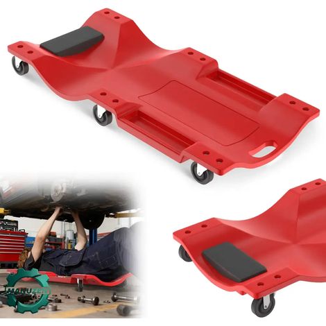 Manuzen - Chariot de visite mécanicien 36 pouces – 150 kg