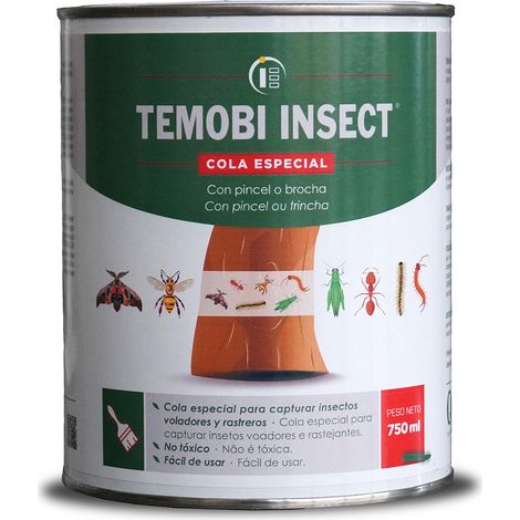 Cola TEMOBI INSECT 750ml para el control de insectos voladores y