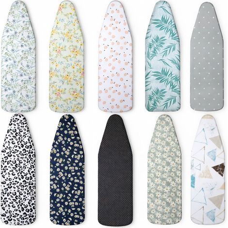 Housse de planche à repasser en coton bleu 149 x 57