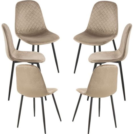 Packs Sillas Comedor - Pack 6 Sillas Boide - Beige (1/5)
