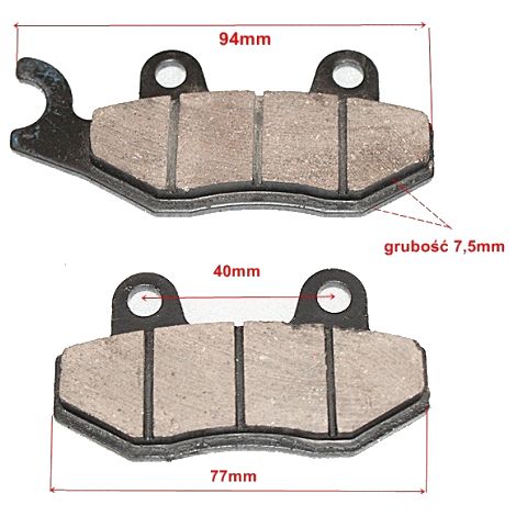 PASTIGLIE FRENO SCOOTER 4T 2T gy6 romet quest kingway Barton Junak Baotian