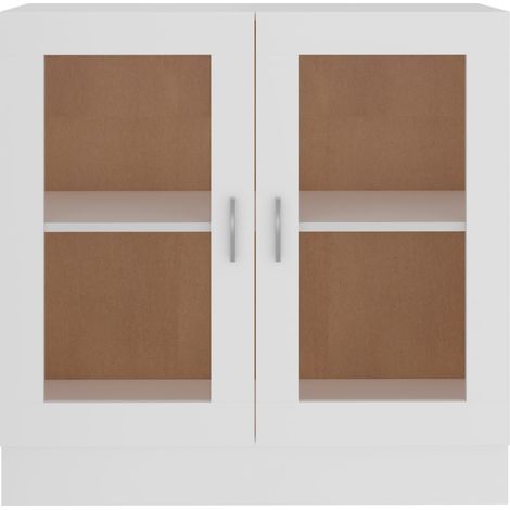 Armoire à vitrine Blanc 82,5x30,5x80 (1/5)