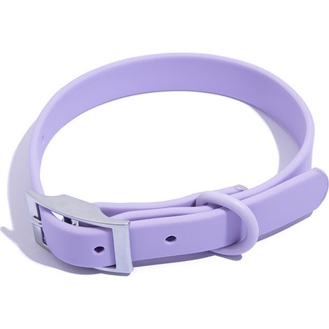 Collier Pour Chien - Résistant À L'Eau - Bande En Tissu Revêtue De Caoutchouc PVC - Réglable Avec Boucle Anticorrosion - 1 Pièce (1/5)