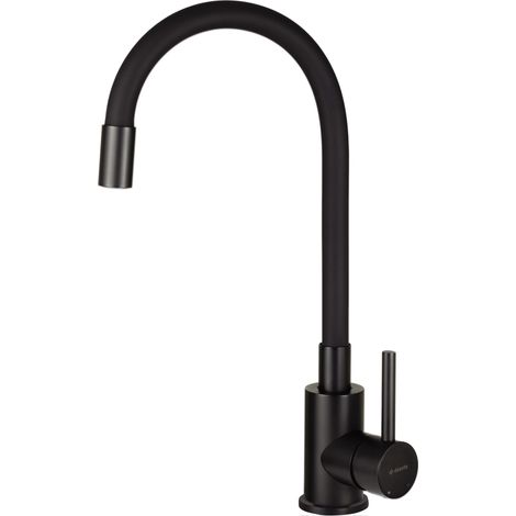 Mezclador de cocina con caño flexible en negro mate DEANTE LUNO BOCN72M  Negro mate (1/5)