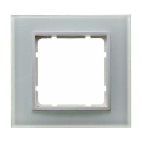 Berker B7 Cornice 1 vetro / elemento bianco polare 10116909