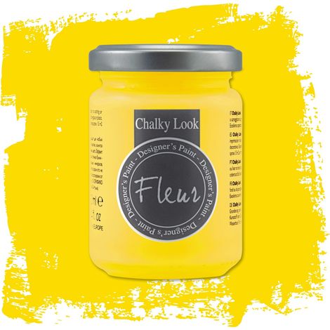Fleur - Colori a base minerale - Fleur chalky look - effetto gesso 130 ml - scegli il colore / -/F40 Primary yellow