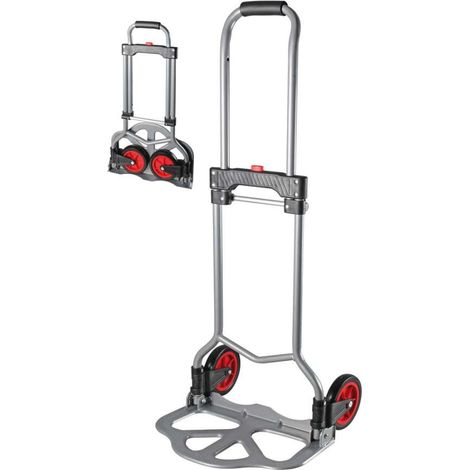 Carrello porta tutto valex portata 60kg ruote rientranti - 1500271