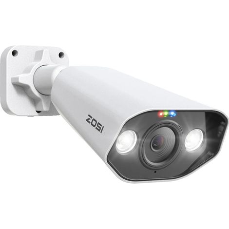 Caméra de sécurité, résolution 5MP, audio bidirectionnel, Caméra additionnelle 8MP (1/2)