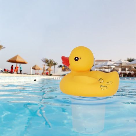Automatischer, schwimmender Chlorspender in Entenform für Pools, zur Reinigung von Pools und Whirlpools (1/5)