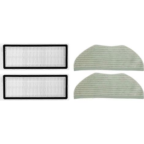 Filtre de 4PCS de remplacement HEPA Filtre Serpillière Cloth Rag pour 360 S9 X95 X90 Robotic Aspirateur pièce détachée Accessoires