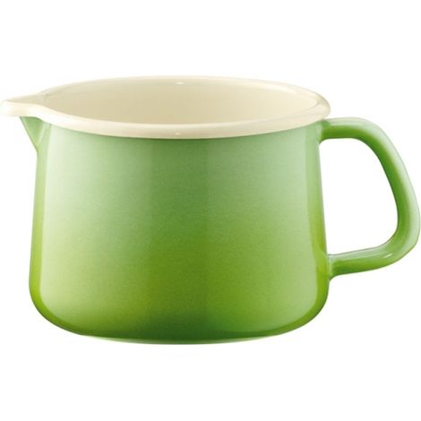 Riess Schnabeltopf Nouvelle Smaragd Ø12cm 1 Liter Emaille
