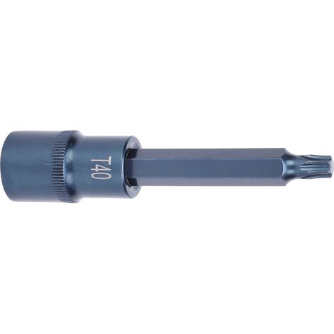 Embouts de vissage à douille Star antirouille haute précision en acier allié S2 bleui, outils de tournevis à main 100xT40 (1/5)