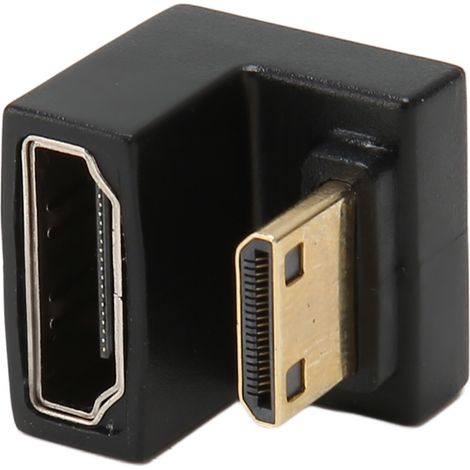 Gebogener HDMI-Adapter (Stecker auf Buchse) 8K 60Hz, kompatibel mit 4K 120Hz 48Gbps für PC, Fernseher, Projektor (1/5)