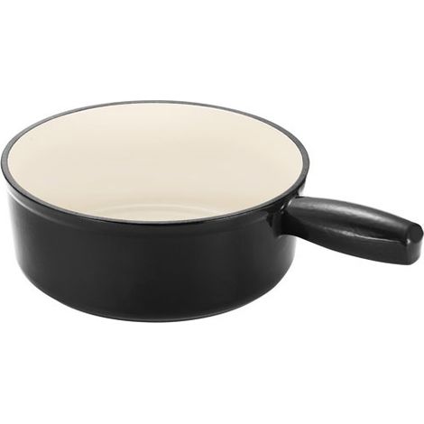 Table-et-cook Savoyarden-Kochtopf Gusseisen Emaille 20 cm Schwarz (1/2)
