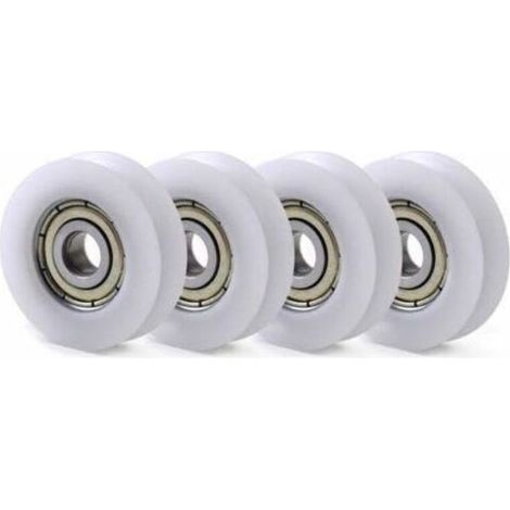 10 PCS U Nylon en Plastique intgr 608 roulements Billes de Gorge 6 30 10mm Poulie de Guidage (1/4)
