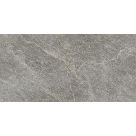 Carrelage effet Marbre Gris Titan 120x60x2 cm Montira - Sol extérieur (vendu par carton de 0,72 m²) - RO'MA CARRELAGE