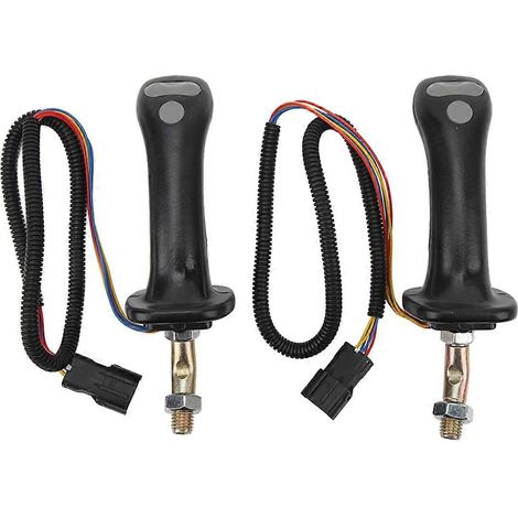 2 poignées de joystick à 6 broches et 3 boutons pour pelle Doosan DX150 215 225 300 370-9C (1/5)