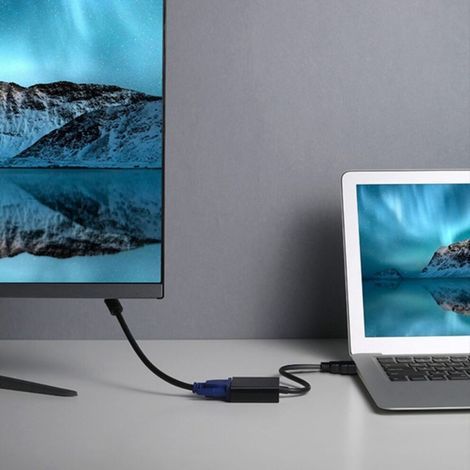 Le Visual Link Enhancer est un adaptateur HDMI vers VGA fiable qui assure une conversion de signal de haute qualité, garantissant une connexion sécurisée entre vos appareils numériques. (1/4)