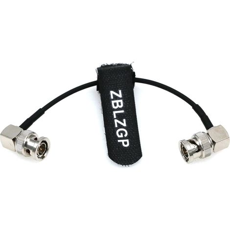 Câble d'extension HD SDI RG174 75 Ohm BNC mâle vers BNC mâle pour caméra de vidéosurveillance RF Câble coaxial (coude à coude, 15 cm) (1/5)