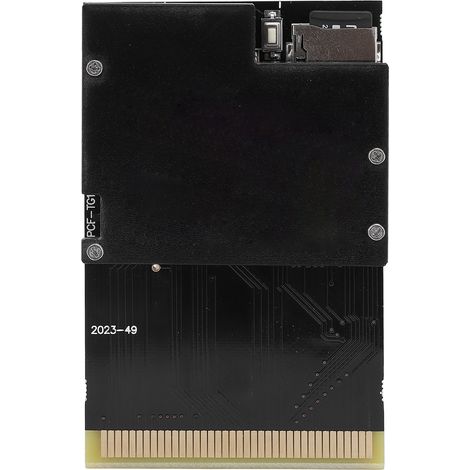 1000-in-1-Spielkassette, schwarze und goldene Flash-Speicherkarte für PC Engine TurboGrafx 16 (1/5)