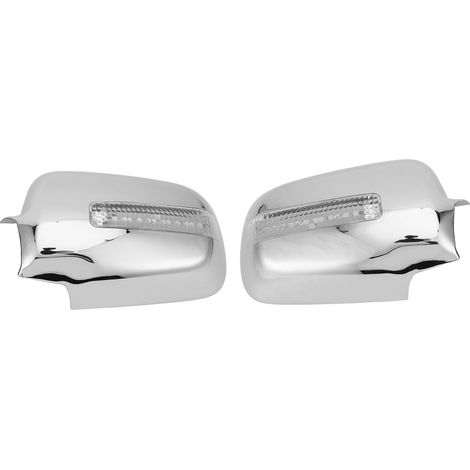 2 coques de rétroviseurs latéraux avec clignotants LED, en ABS chromé, pour CR-V RD4 RD9 (2002-2006) (1/5)
