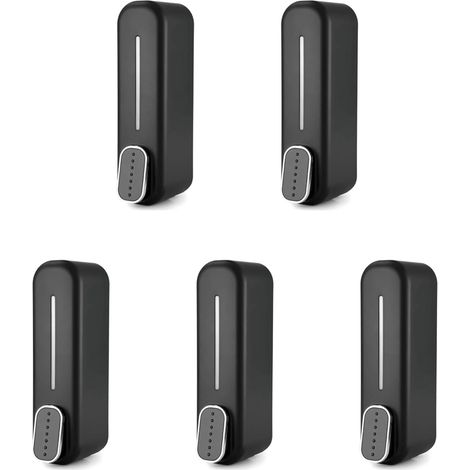 mounted soap dispenser 5 units 350 ml liquid shower gel (1/5)