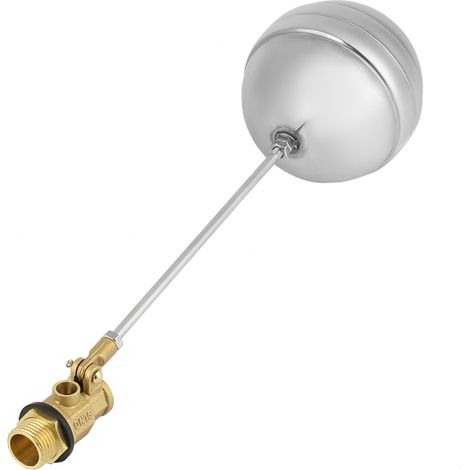 DN15 G1/2 Messing-Außengewinde-Wassersensor mit Edelstahl-Schwimmerkugelventil (1/5)