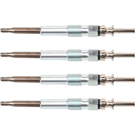 Bougies de préchauffage diesel en métal – Lot de 4 pièces compatibles BMW séries 3, 5, 6, 7, X3, X5, X6, 30d, 35d (1/5)