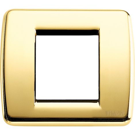 VIMAR - 17093.32 Placca Rondo 1-2M oro lucido