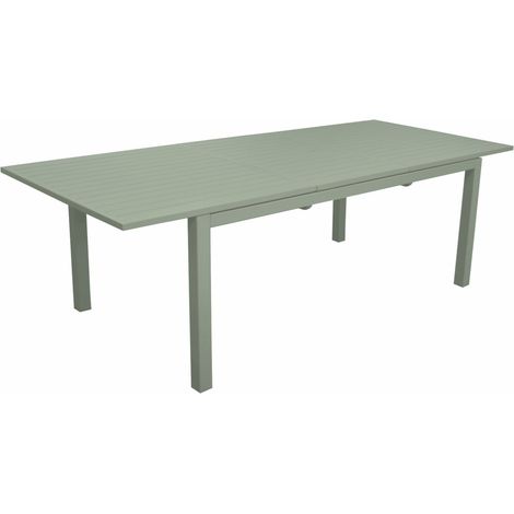 TAVOLO DA GIARDINO GENES 160/240X100 MANDORLA VERDE (1/3)