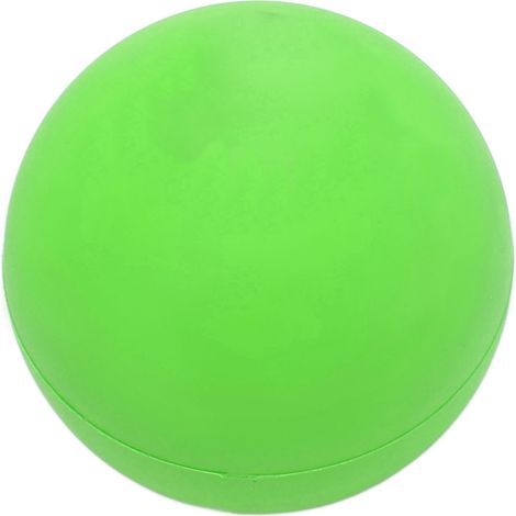 Balle de massage corporel pour la relaxation musculaire, le bien-être et le massage fascial. Balle de massage pour les pieds, la nuque, le dos et les jambes. Verte.