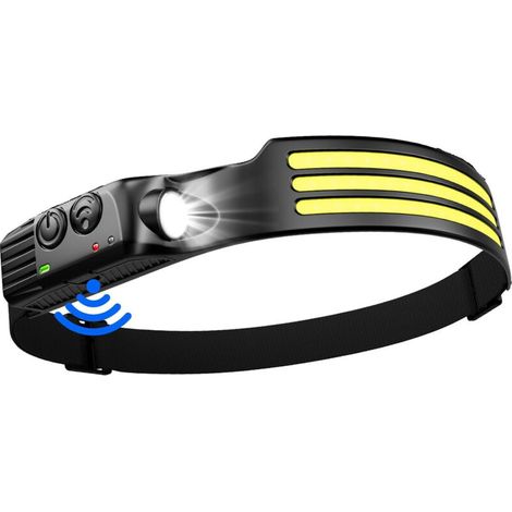 Lampe Frontale LED Ultra Puissante, 3000 Lumens Super Lumineux 3LED 230° Torche Frontale, Pour Pêche, Camping, Cyclisme, Running (1/5)