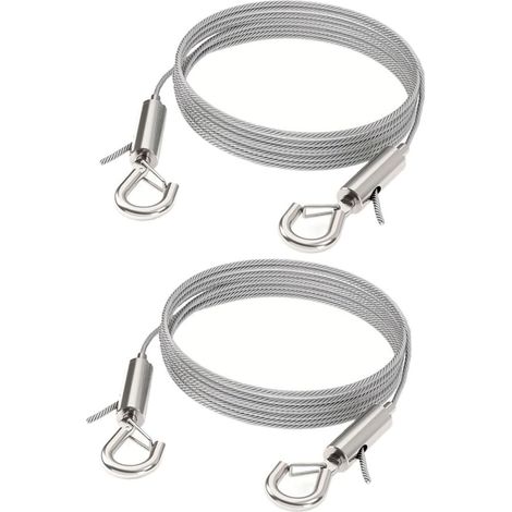 Lot de 2 ficelles en acier robuste pour accrocher des tableaux au (1/5)