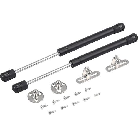 Gas Struts, Hinges with Lift Spring Support Bar for Kitchen Cupboard, Pressure (Black) (1/5)