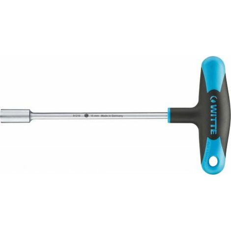 Chiave a bussola a T Witte 200 mm nero acciaio speciale (1/2)