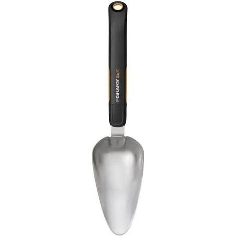 Fiskars Xact trasplantador negro y acero inoxidable