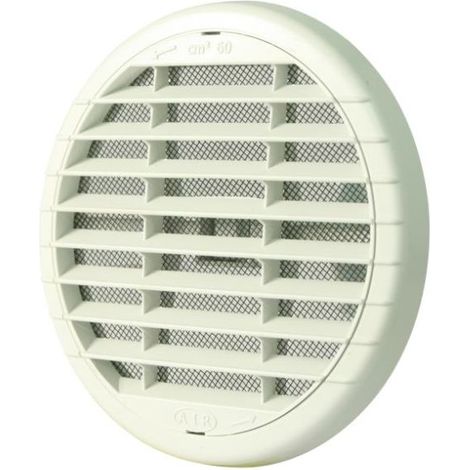 Marley Lüftungsgitter Ø 135 mm, weiß, zum Klemmen Lüftungsgitter