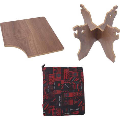 Support de seau pliable pour camping, rangement mural design suspendu, idéal pour randonnées et pique-niques. (1/5)