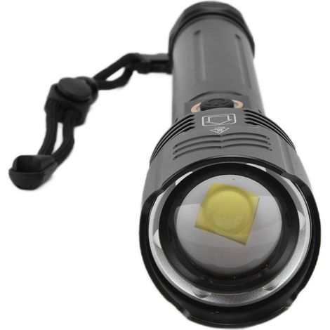 P72 LED-Taschenlampe, 5000 lm, Zoomfunktion, wasserdicht, elektrische Taschenlampe für Campingnotfälle, USB-Ladefunktion (1/5)