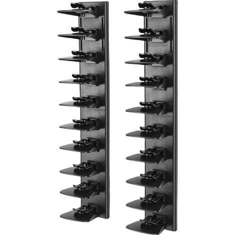Wall-Mounted Hat Organizer for Baseball Caps, 2-Pack Holds 40 Hats, Strong Adhesive and Screws, Wall-Mounted Storage Rack for Closet Door (1/5)