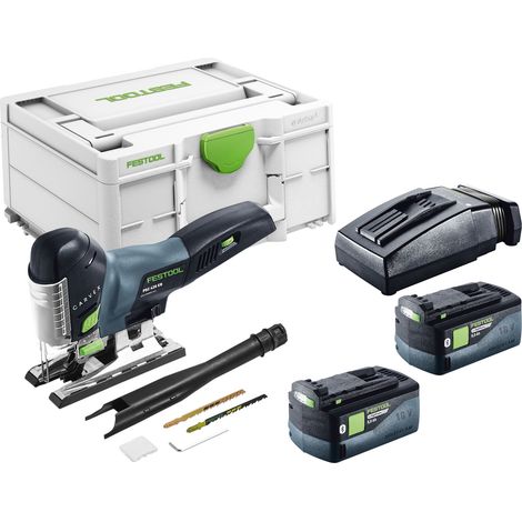 Festool CARVEX PSC 420 EB-Basic Akku Pendelstichsäge 18 V 120 mm Brushless + 2x Akku 5,0 Ah + Ladegerät + Systainer