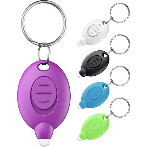 Confezione da 5 mini torce a LED da 12 lumen, portatili, super luminose, alimentate a batteria, ideali per campeggio, escursionismo e illuminazione di emergenza. (1/5)
