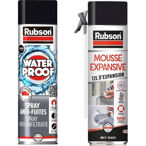 Revêtement d'Étanchéité en Spray Noir 300 ml, spray d'étanchéité